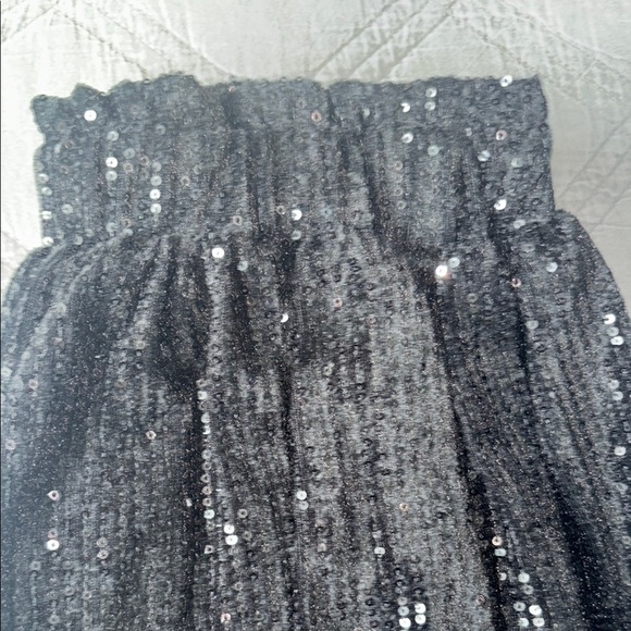 Metro Wear Shimmering Black A-Line Skirt - Picture 11 of 11